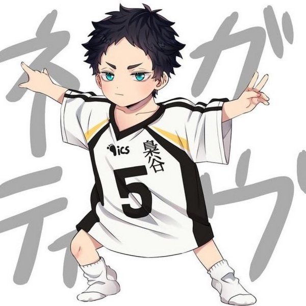 Аниме волейбол Воронята