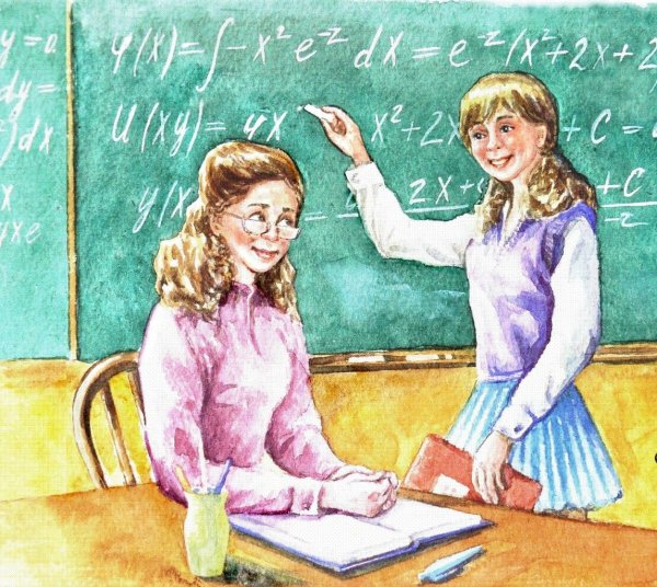 Рисунок учителю на день рождения