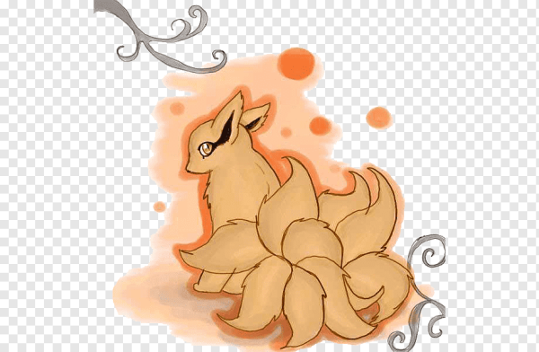 Девятихвостый Лис курама Кицунэ Наруто