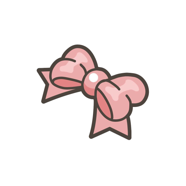 Бантик стикер