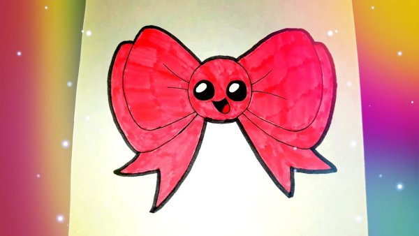 Бантик милые рисунки