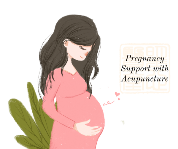 Беременная иллюстрация