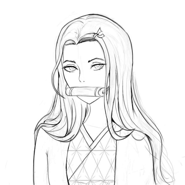 Незуко рисунок