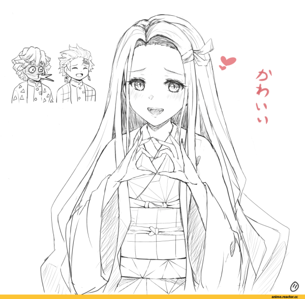 Nezuko для срисовки