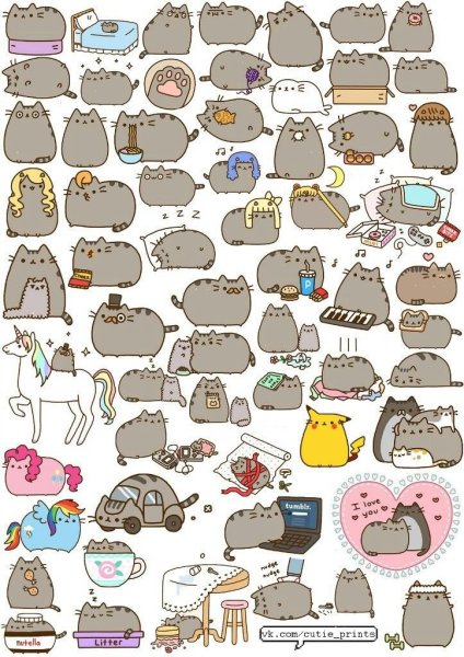 Кот Pusheen