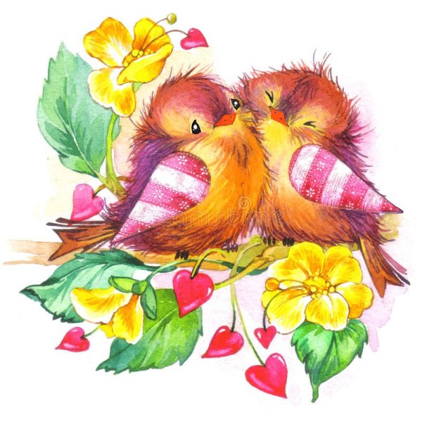 Птичка иллюстрация