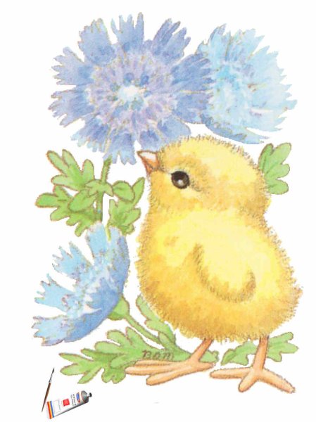 Цыпленок рисунок