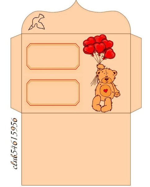 Конвертик печать