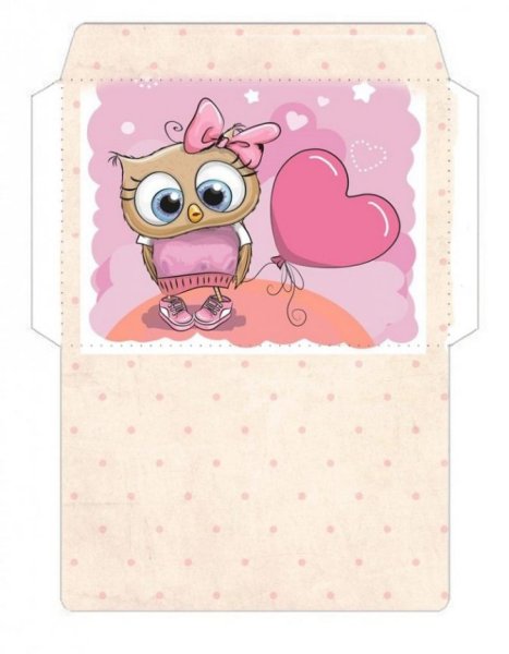 Красивый конверт печать