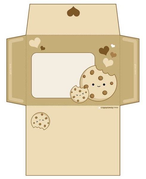 Конверты для печати милые