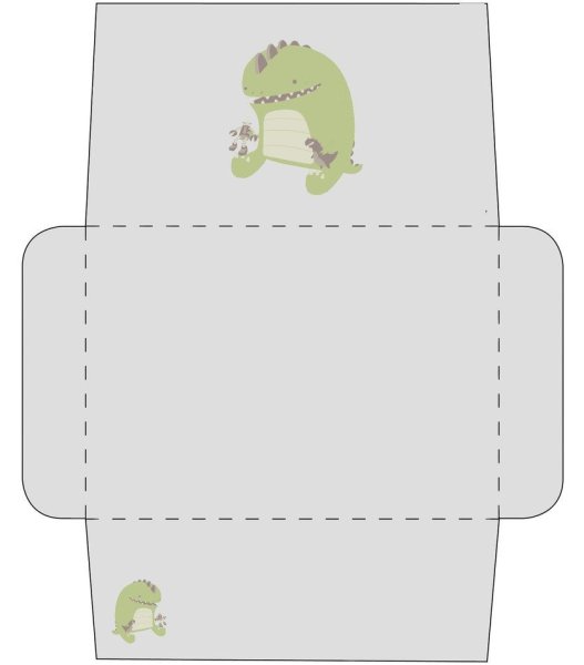 Открытка конверт для печати