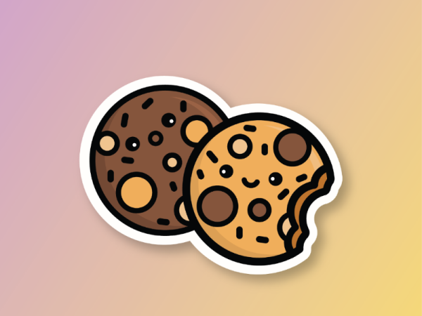 Наклейки с печеньками