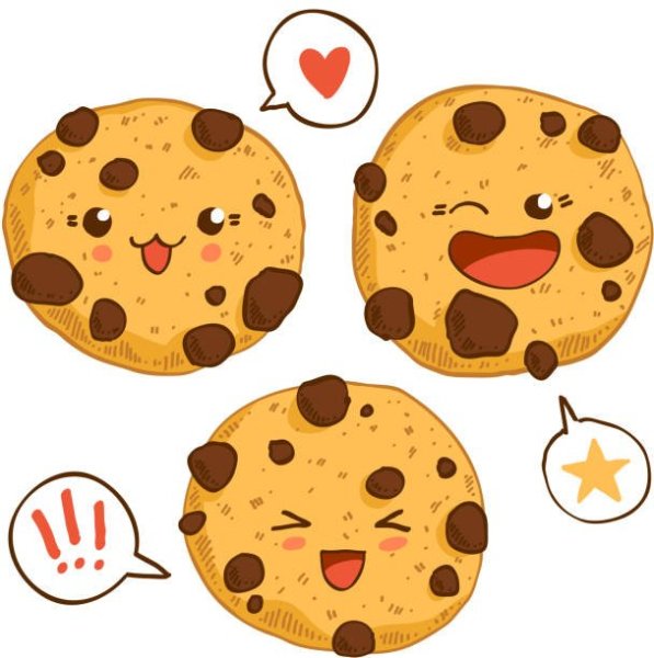 Маленькая печенька рисунок