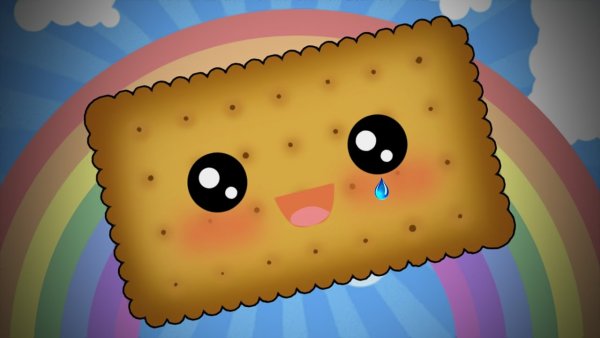 Печенька с глазами