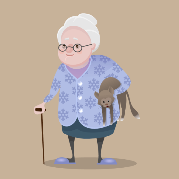 Мультяшные бабушки