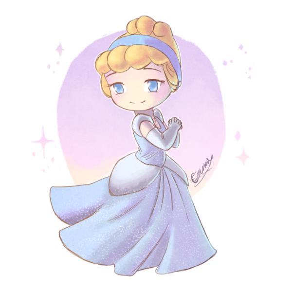 Чиби Дисней Золушка