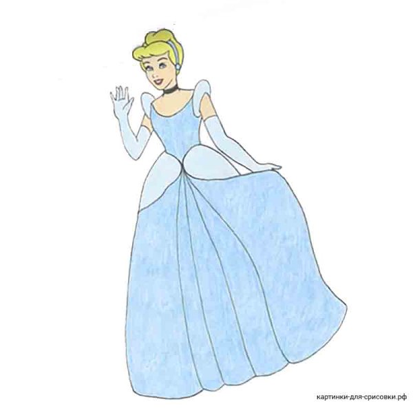 Золушка для рисования