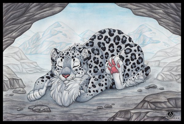 Снежный Барс мультяшный