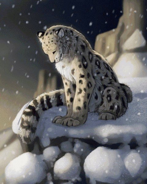 Коты Воители снежный Барс