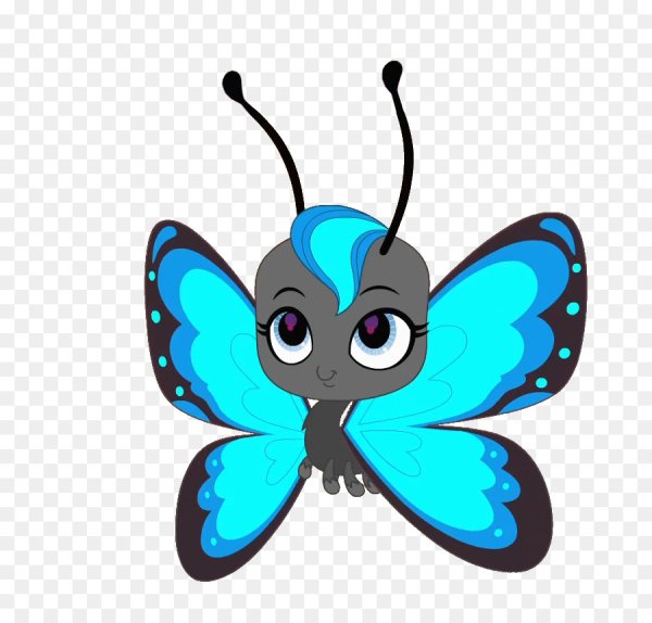 Картинки мультяшных бабочек