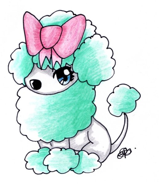 Чиби пудель