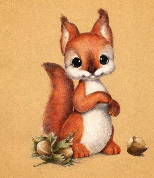 Рисунки милых животных