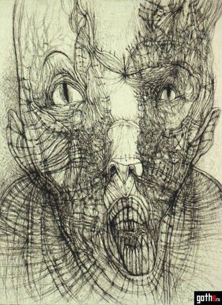 Рисунки болеющих шизофренией