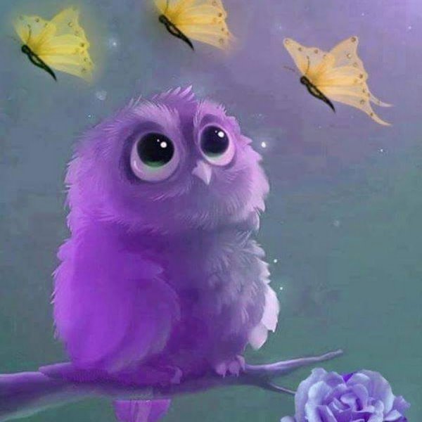 Фиолетовые обои аниме