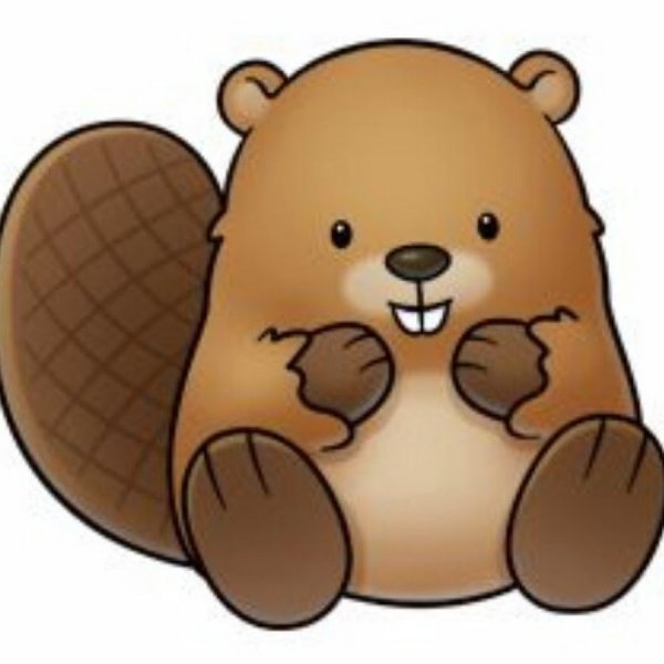 Бобер мультяшный