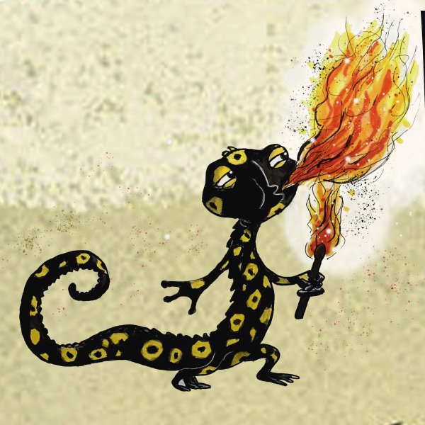 Саламандра мультяшная