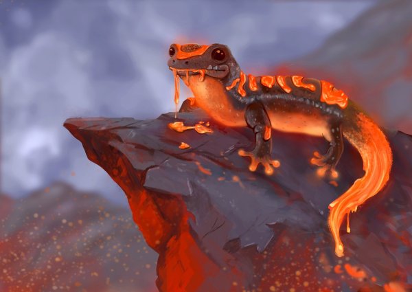 Саламандра — Огненная ящерица