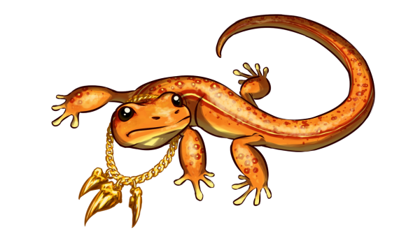 Тритон мультяшный