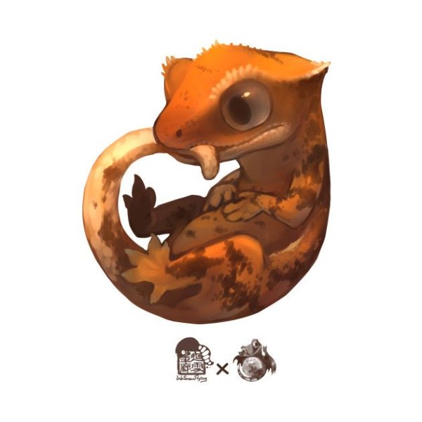 Милые ящерицы арт