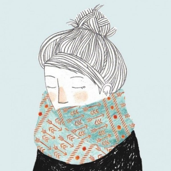 Милые зимние рисунки для срисовки