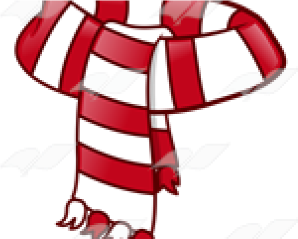 Зимний мультяшный шарф