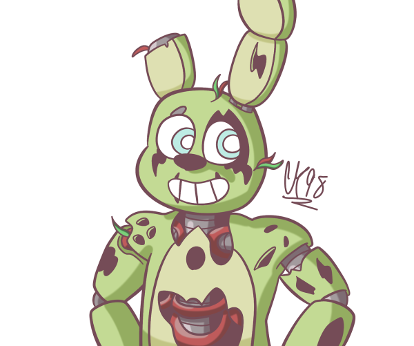 ФНАФ спринг трап милый