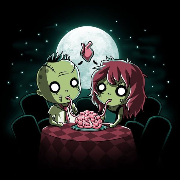 Милый мультяшный зомби
