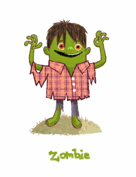 Зомби мультяшный