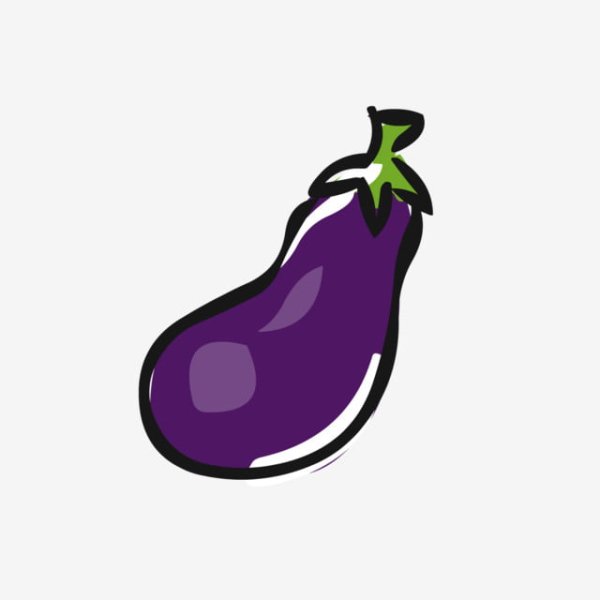 Стилизация баклажана