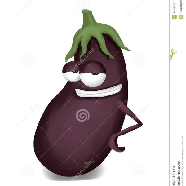 Мультяшные баклажаны