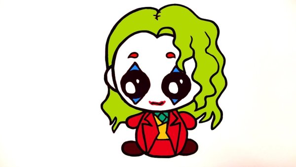 Джокер легкий рисунок 2019