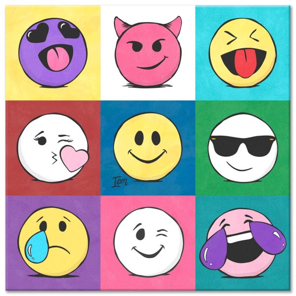 Наклейки милые какашки