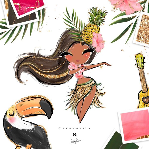 Гавайи иллюстрации