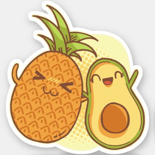 Гавайская еда рисунки