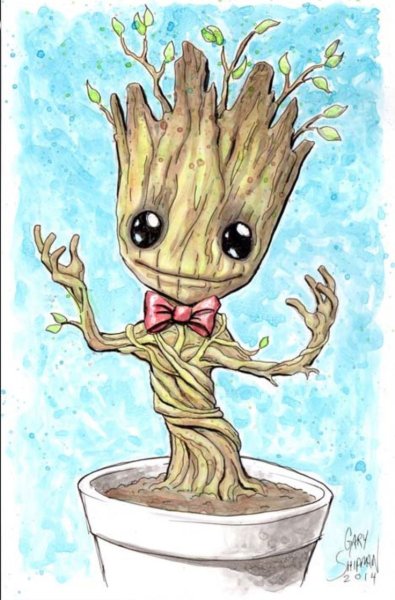 Малыш Грут иллюстрация