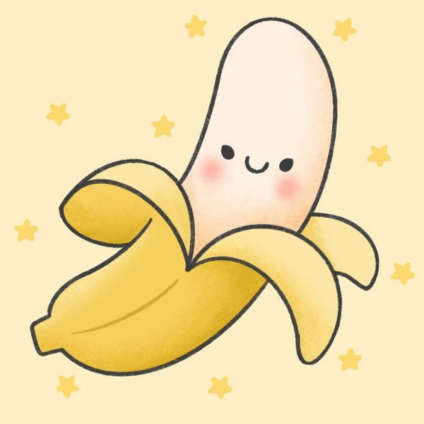 Бананчик срисовка