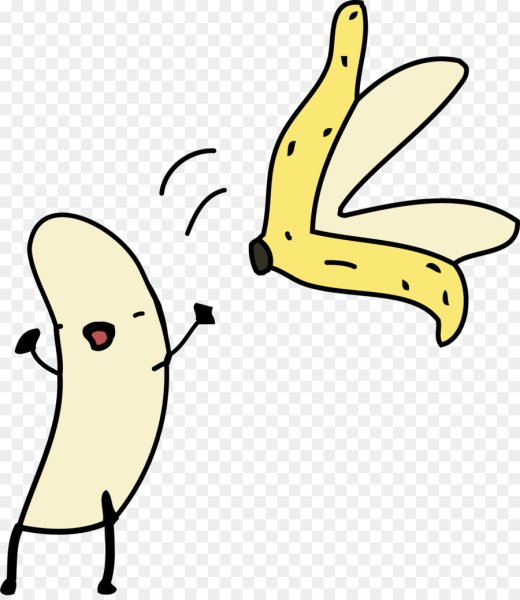 Банан без кожуры