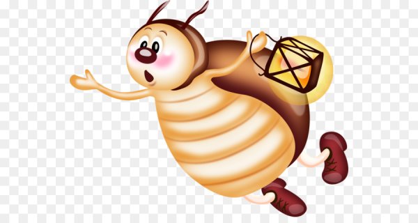 Милый мультяшный Жук