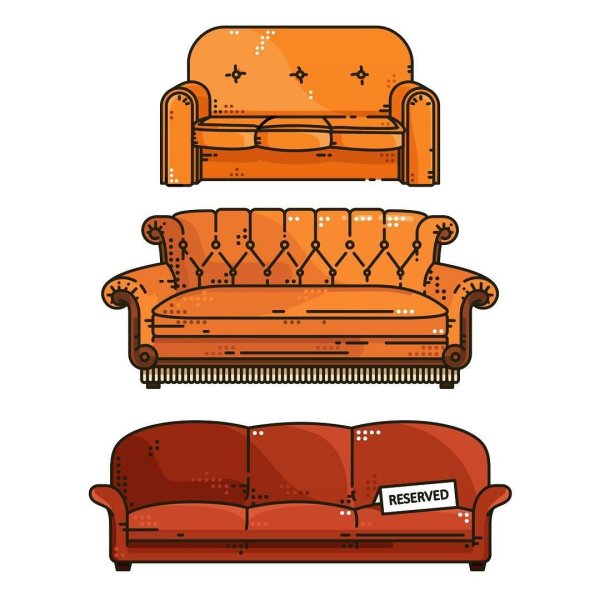 Милые рисунки мебель