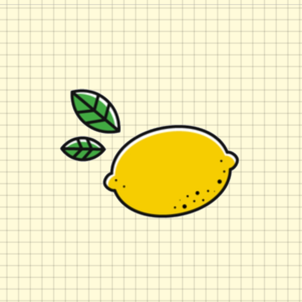 Лимон для срисовки